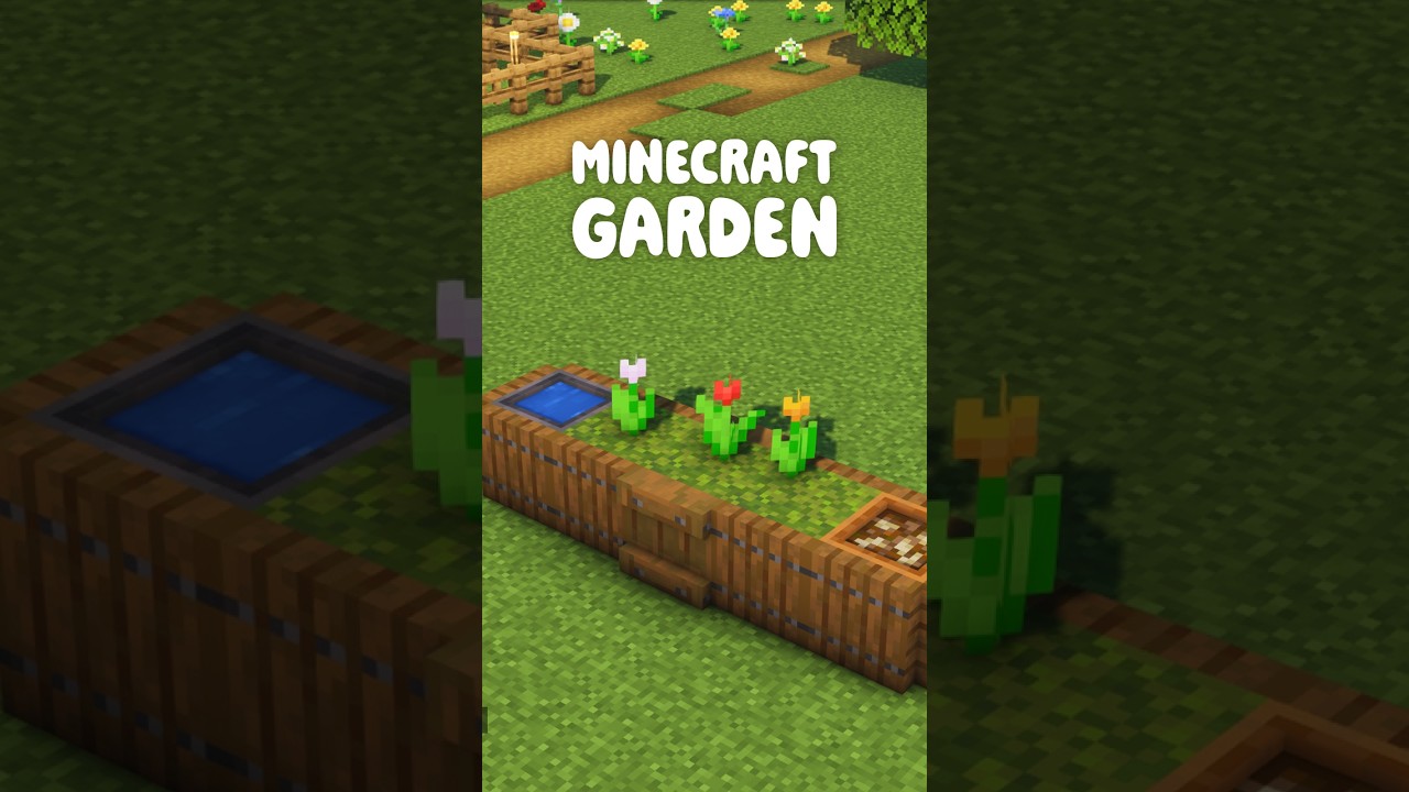 MINECRAFT GARDEN  #minecraft