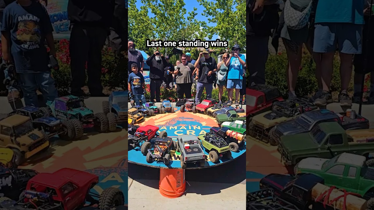 R/C Sumo Table! 2026 AMain City Crawl #rc #rccar #hobby #sumotable #rcbattle #amainhobbies