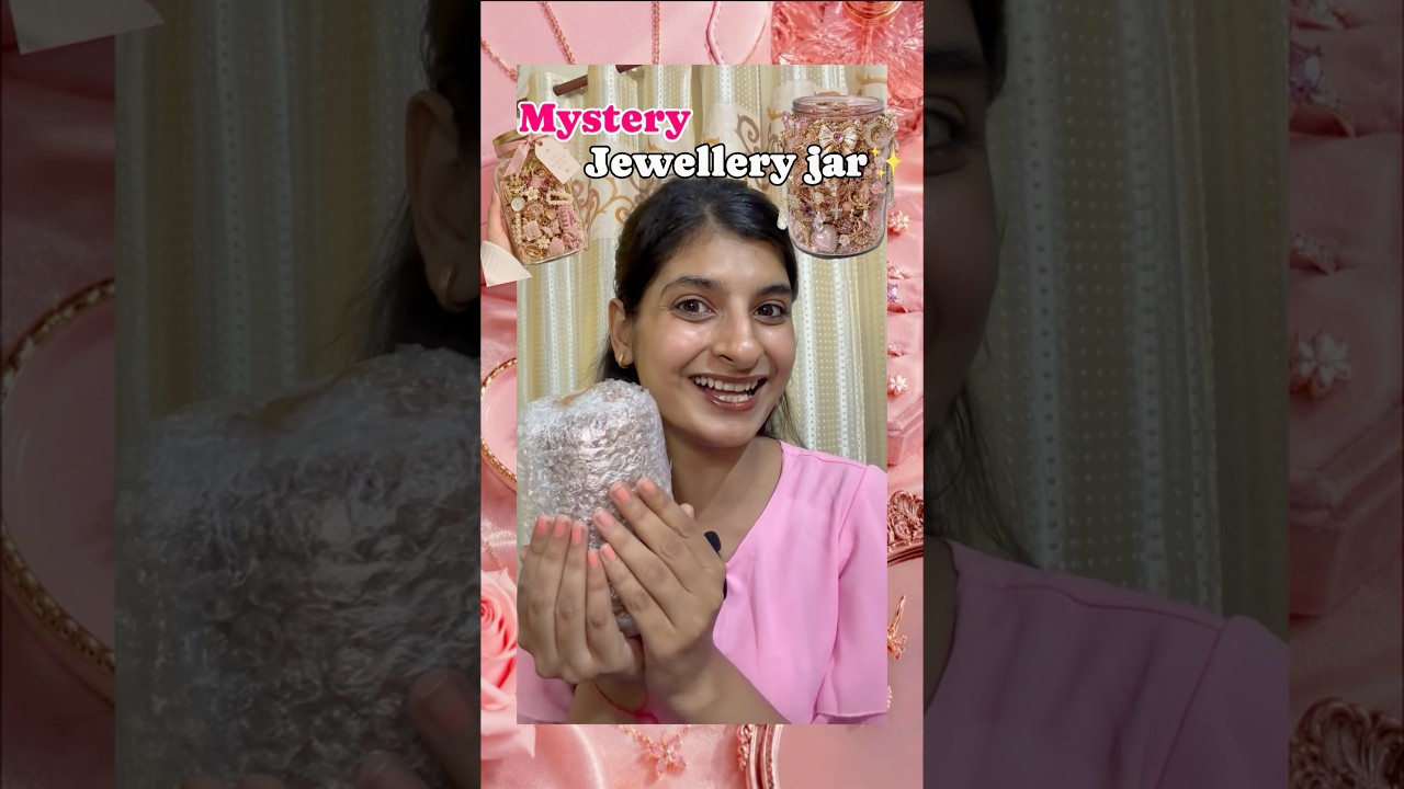 Viral jewellery jar from meesho 🌸✨#mysteryjewelry #viral #fyp #meesho #antitarnishjewelry