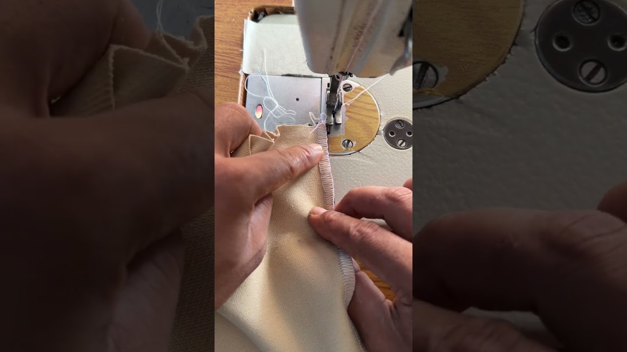 Membuat jahitan belahan resleting #sewing #tipspraktis #diy