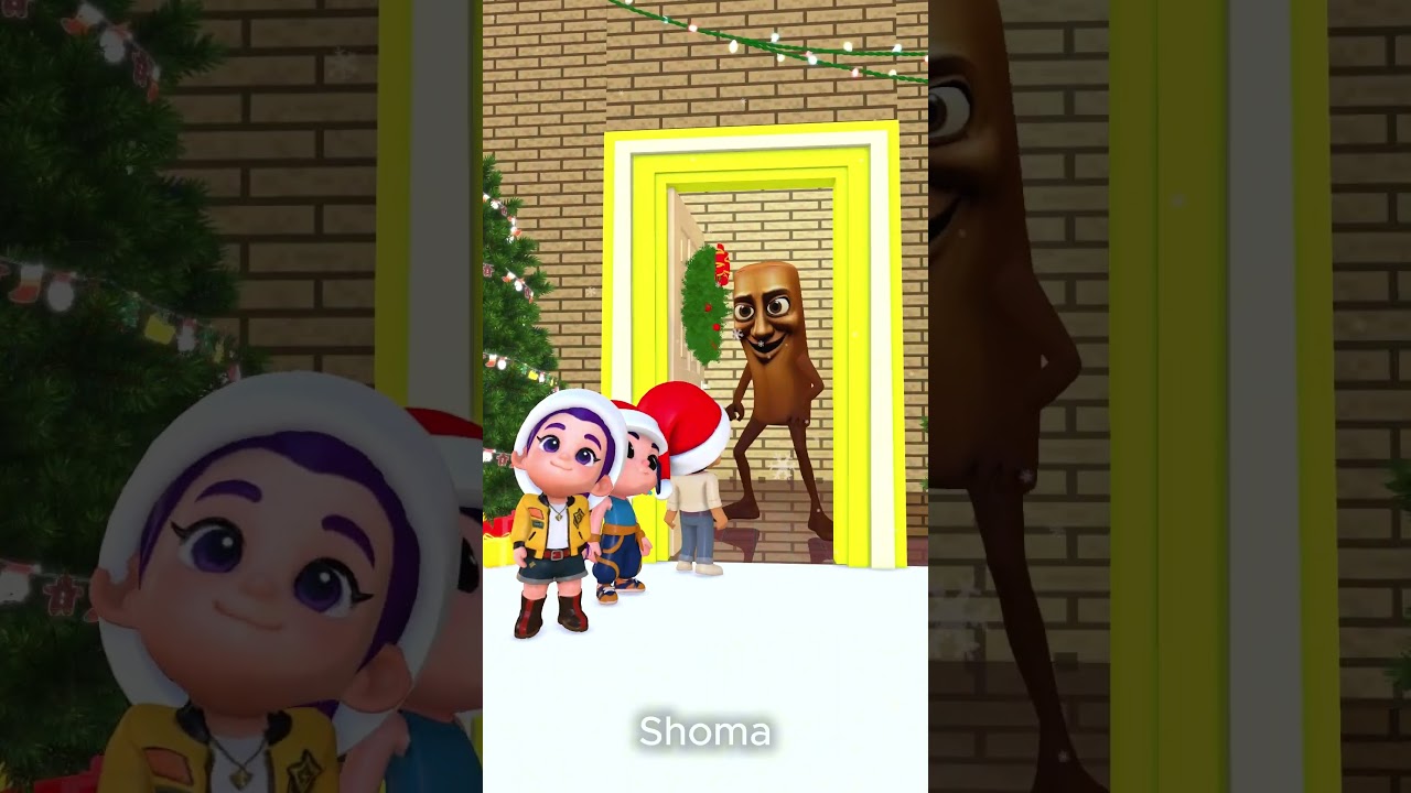 Merry Christmas  Baby Jinu Knocks On The Door To Find Her Parents #kpop #christmas  #funny