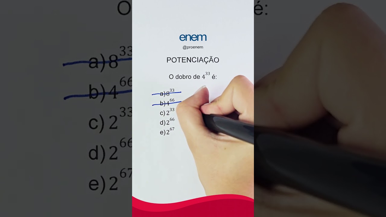 Potenciação: não erre isso no ENEM! 🔥