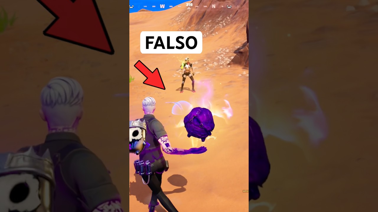 ENGAÑÉ A UN JUGADOR CON UN ESPÍRITU DE JOHN WICK CÚBICO FALSO EN FORTNITE! #shorts #fortnite