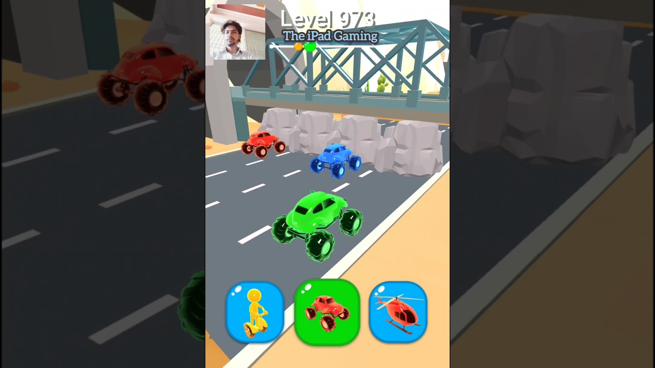 Shape-shifting Funny Race Gameplay new hyper casual game Level-973 #shorts #gameplay #shapeshifting