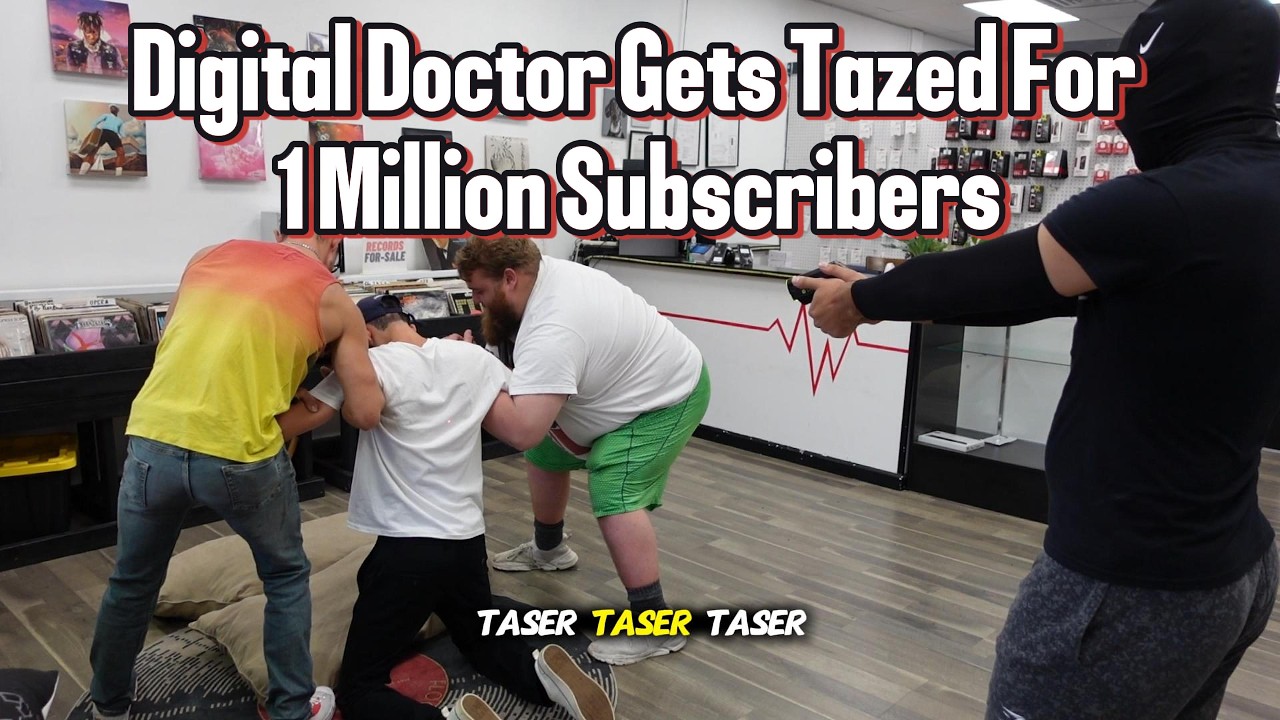 I GOT TAZED FOR 1 MILLION SUBS!