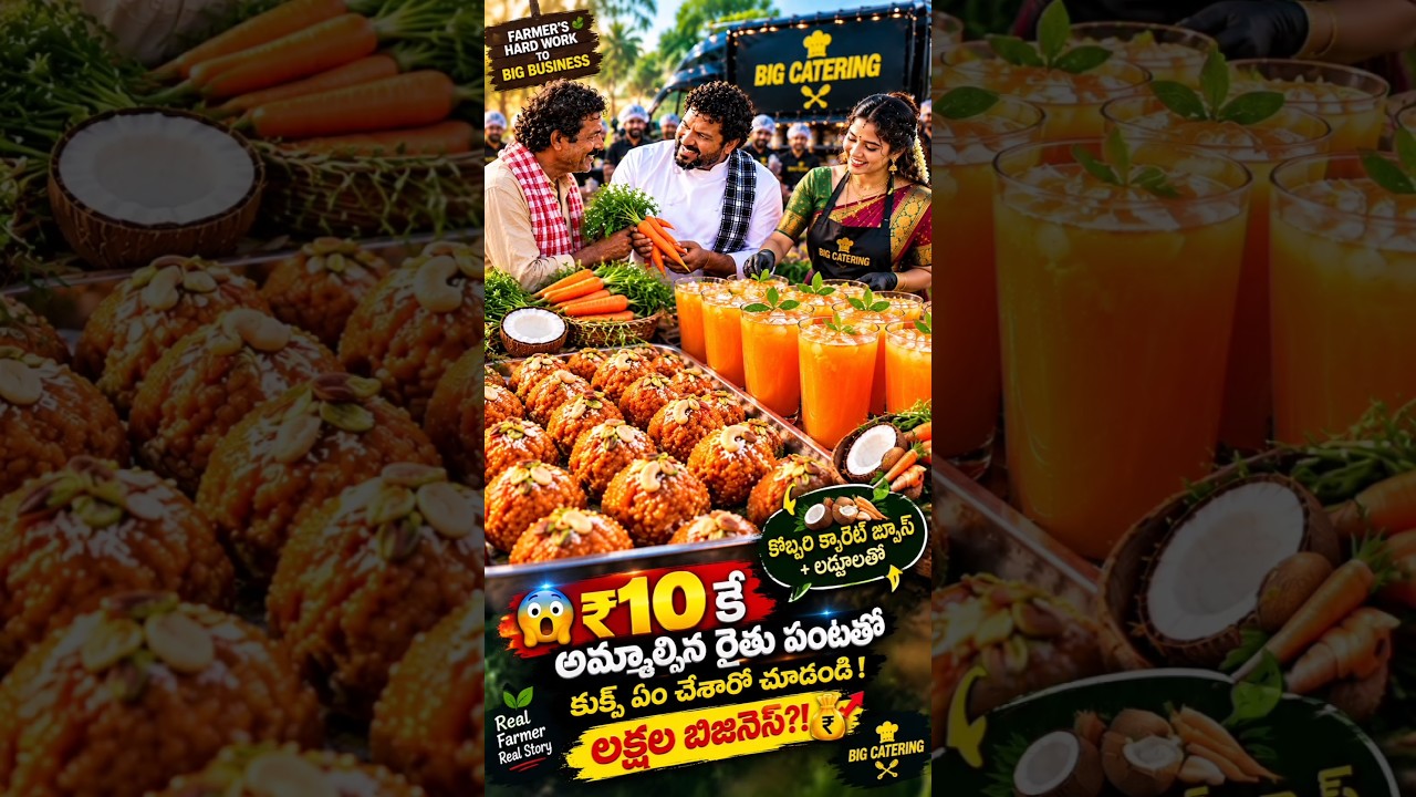 క్యారెట్ కొబ్బరి లడ్డూ స్వీట్ బాక్స్ కొంటే జ్యూస్ ఫ్రీ!  టేస్ట్ చేస్తే మళ్లీ మళ్లీ తినాలనిపిస్తుంది