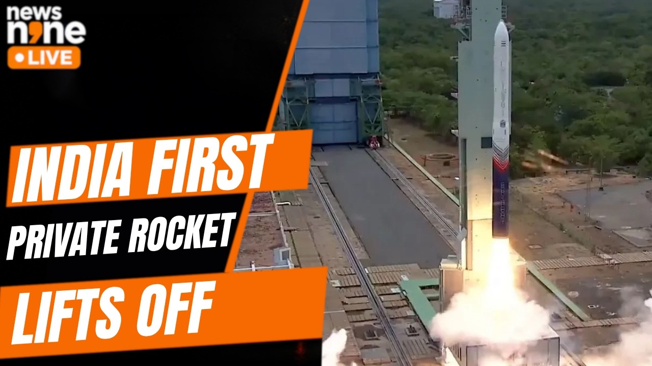 LIVE Vikram-1, India's first private orbital-class rocket, lifts off |Sriharikota |Skyroot Aerospace