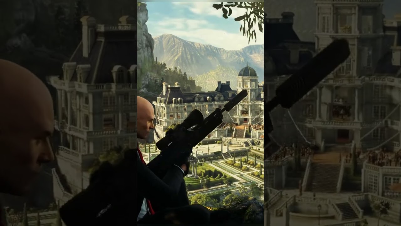 Hitman Perfect Sniper Mission (Himmelstein, Austria) #shorts #hitman