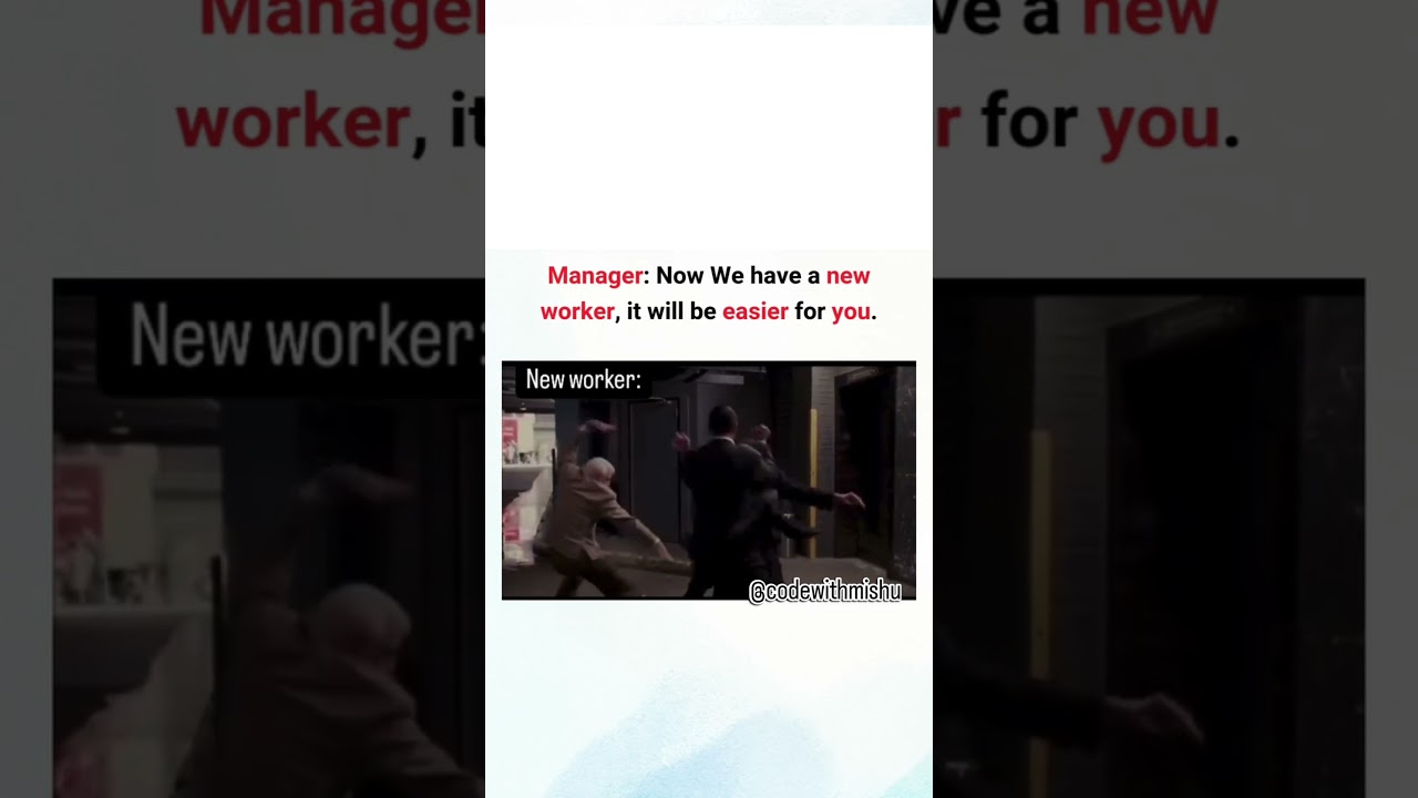 Manager Said It’ll Be Easier… It Got Worse 😂 | Relatable Shorts #codewithmishu #shorts