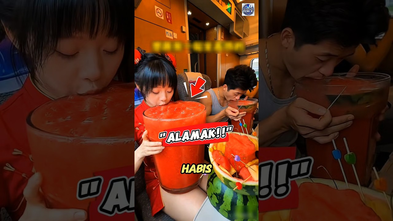 MUKBANG JUMBO DI DALAM KERETA?! SEMUA HARUS HABIS SEBELUM SAMPAI TUJUAN 😳🔥🚆