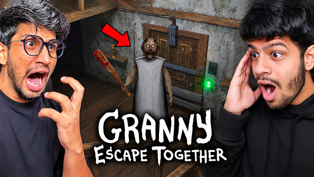 GRANNY ESCAPE TOGETHER ESCAPE WITH @GamingEngineerOfficial