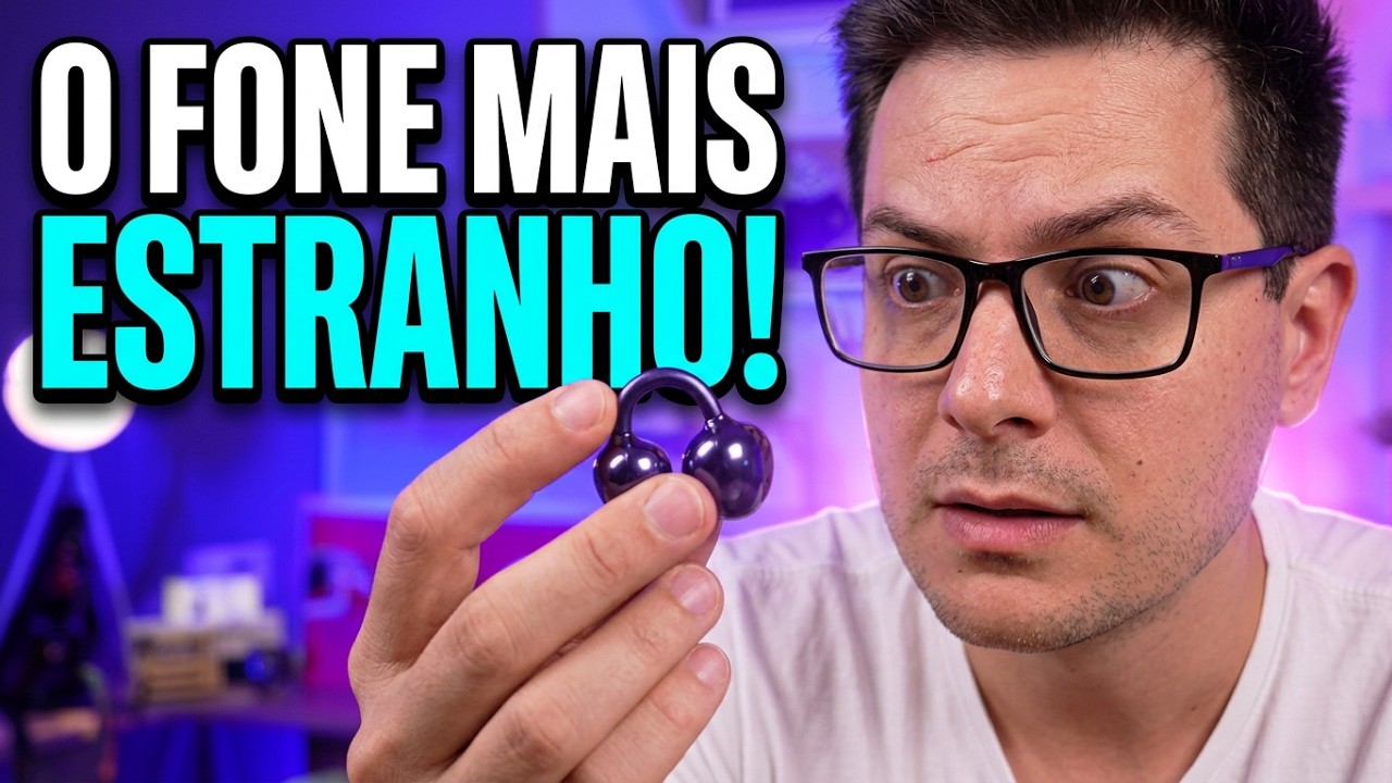 Usei o FONE que NÃO ENTRA no OUVIDO! Huawei FreeClip 2S