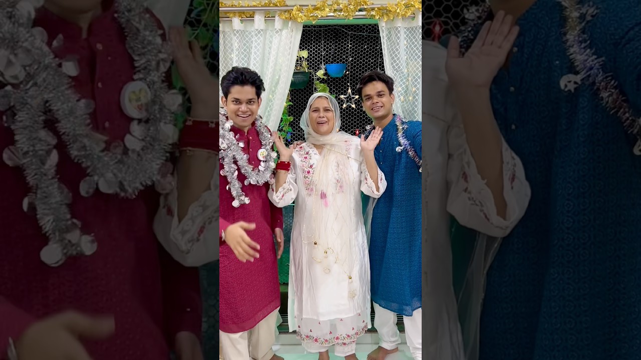 Gali Gali Saj Gayi✨Marhaba Ya Mustafa ﷺ ❤️🌙| #anishavlog #eidmiladunnabi #naat #shortvideo