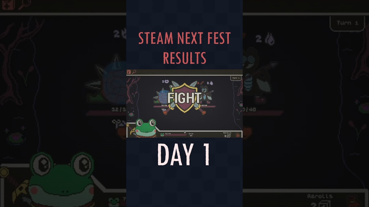 Day 1 - Steam Next Fest Results #deckbuilder #steamnextfest #roguelike #indiegame
