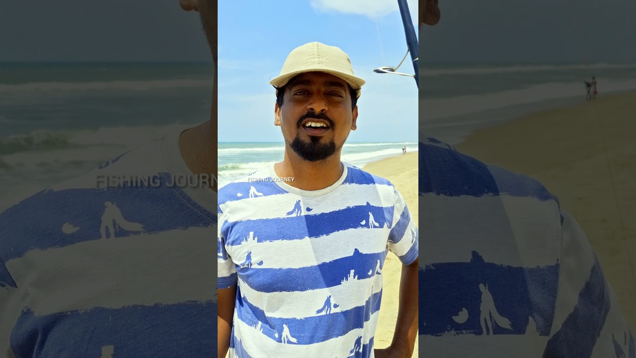 Shore Fishing Beginner Experience 😱😱😱 #fishing #shorts #fishingvideo #camping #trending #fish #beach