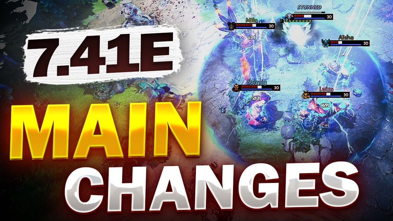 Dota 2 NEW 7.41e Patch - Main Changes!