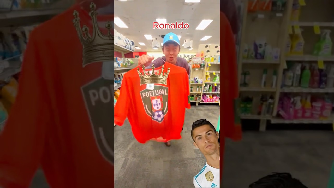 Finding Messi & Ronaldo Items! 🐐👀 #shorts #soccer