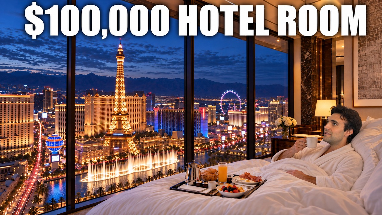 I Stayed at the SAME HOTEL for $100, $1,000, $10,000 & $100,000!