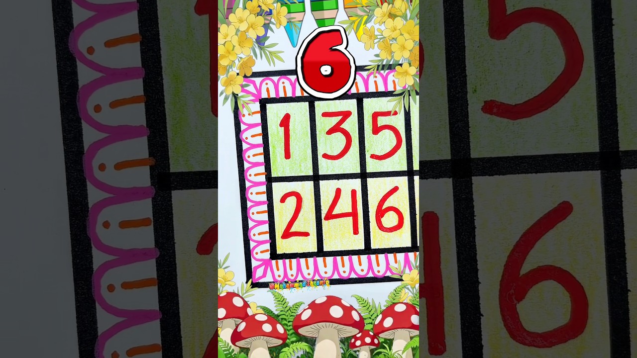 Writing Number 1 to 10 #shorts #learning #kids #kidslearning #preschool #education
