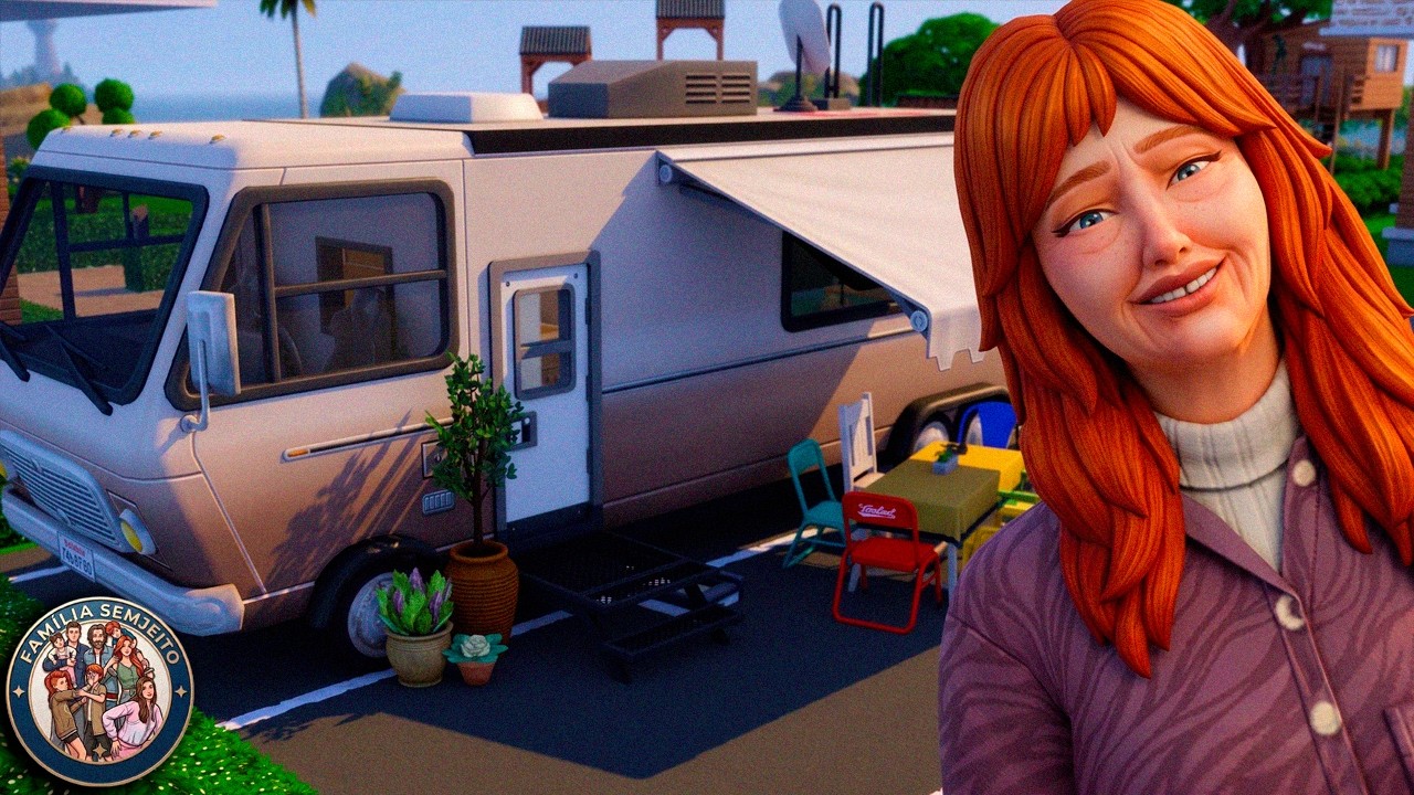 CONSTRUINDO UM MOTORHOME no ESTACIONAMENTO no AP DA FAMÍLIA SEMJEITO #10 | The SIms 4 Slow Build