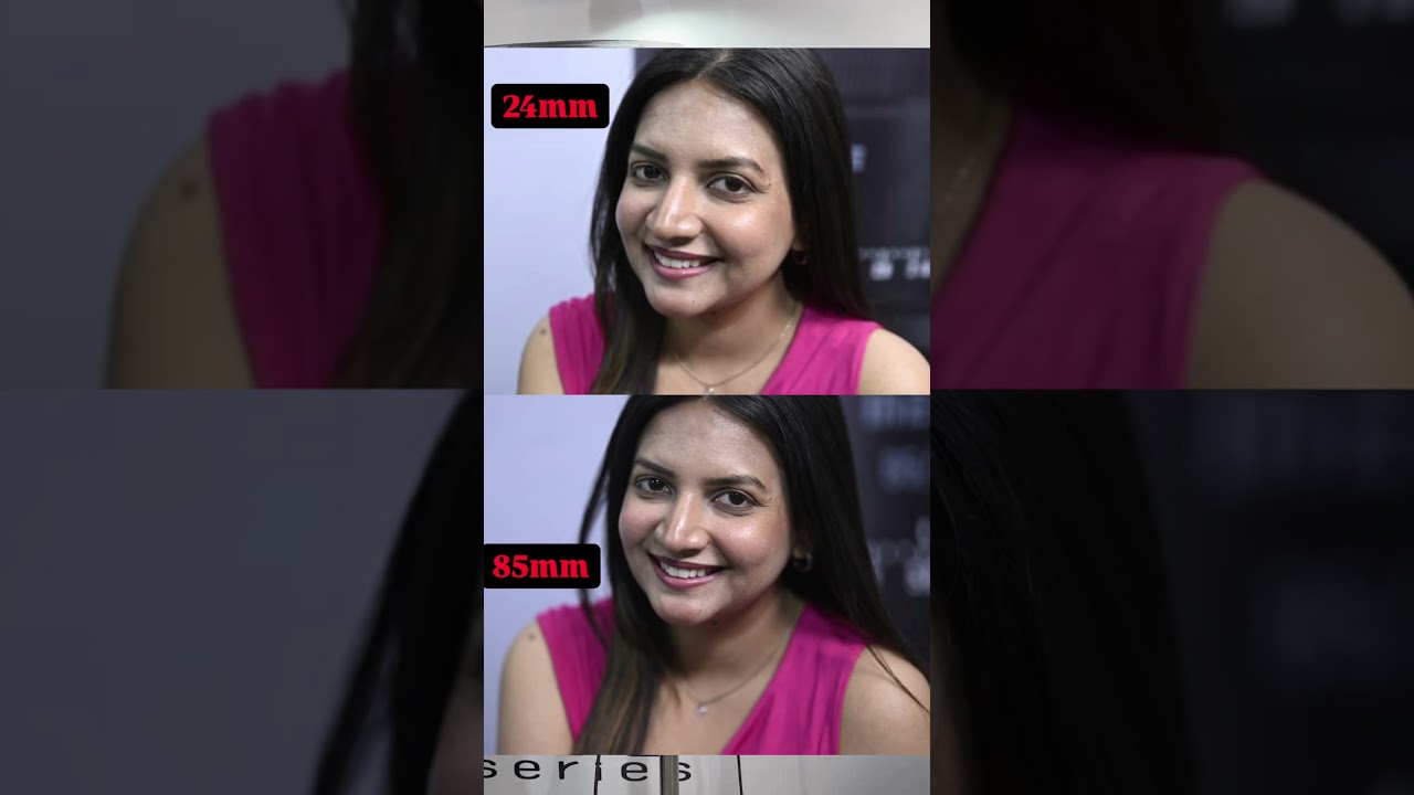Different Focal Length Same Camera & Subject | Difference on Face #photographyeducators #meike #lens