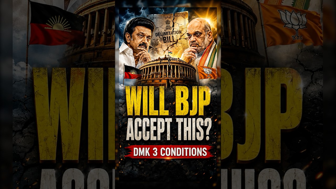 Will DMK Support the Delimitation Bill?  3 Conditions by DMK