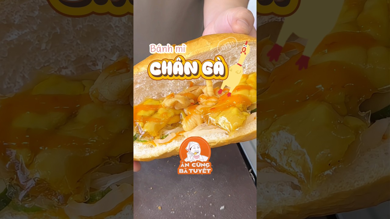 +1 fan món này - Bánh mì chân gà bà Tuyếtttt #food #reviewdoanvat #foodreview #reviewvui