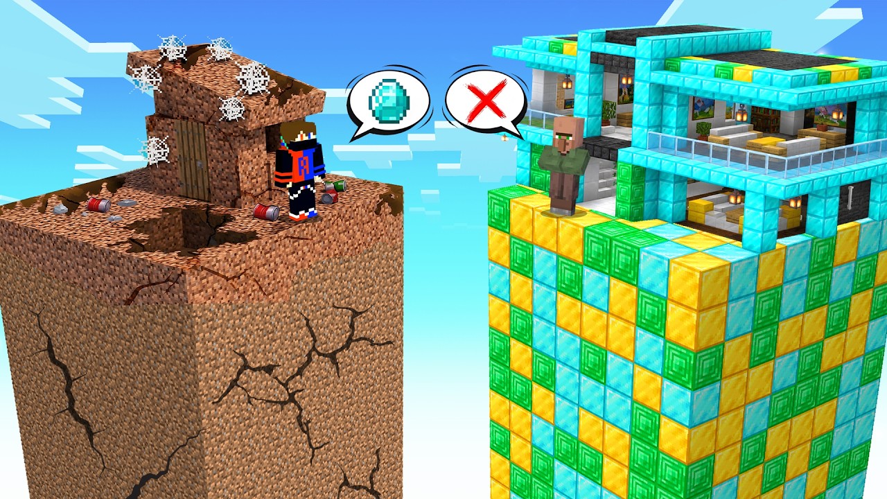 From POOR to RICH Chunk in Minecraft