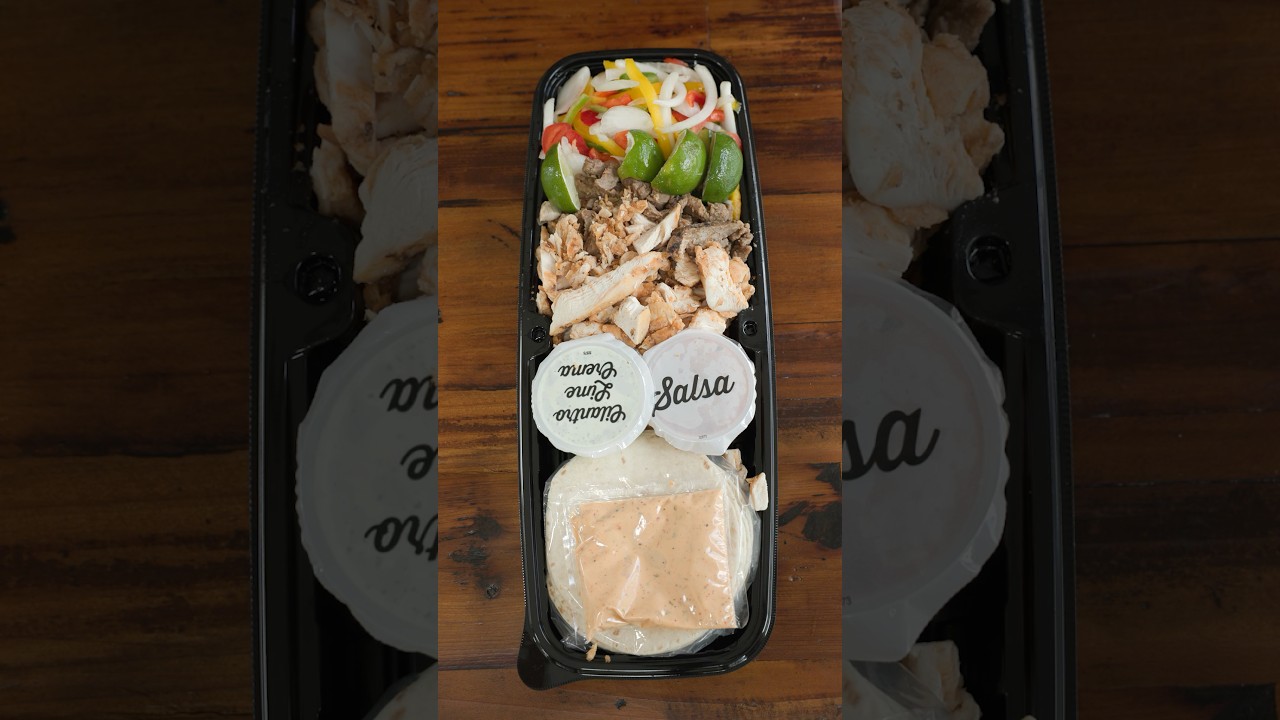Trying the new Beef & Chicken Fajita kit from Costco #costco #costcofinds #foodreview #fajitas