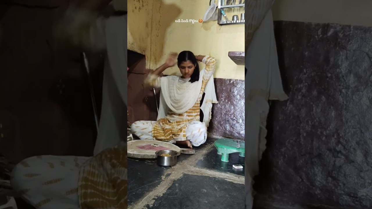 బడి పిండితో రొట్టెలు #villagerlifestyle #cooking బాలామృతం రొట్టెలు