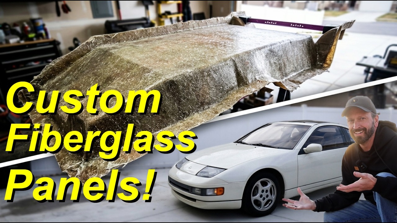 What Am I Building Inside My 300ZX? Custom Fiberglass Panels