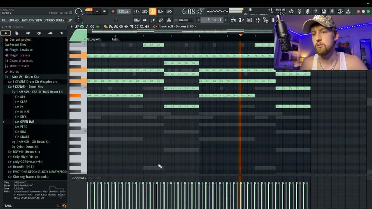 low rendered producer makes a CRAZY beat for KEN CARSON