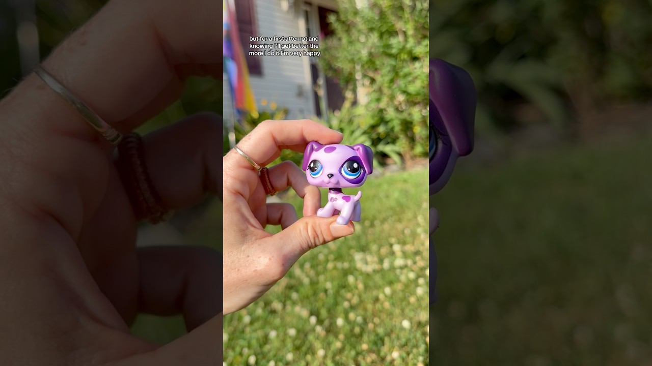Let’s find out will it dye…  🐶 💜 #littlestpetshop #lps #customized #puppy #diy