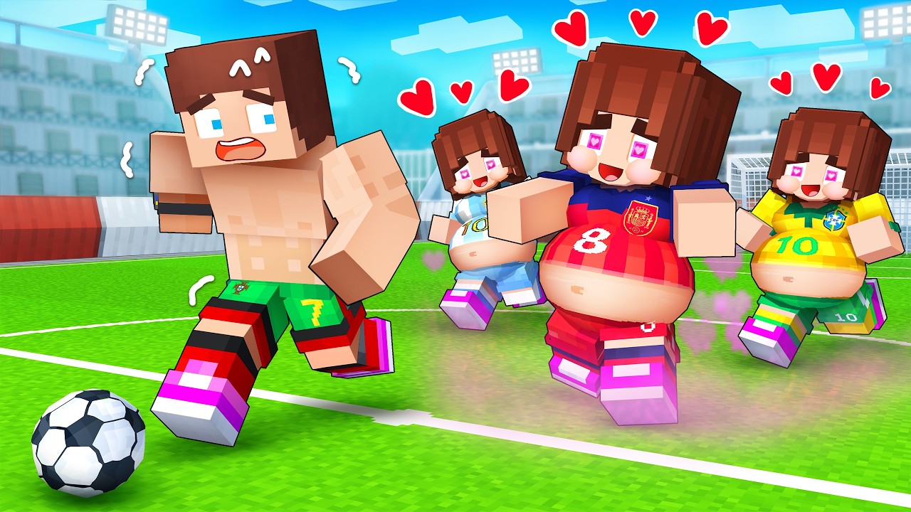 JJ World Cup LOVE CURSE - Maizen Minecraft Animation