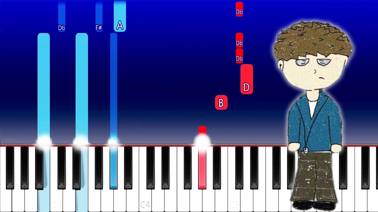 s0rrow - i have no friends (Piano Tutorial)