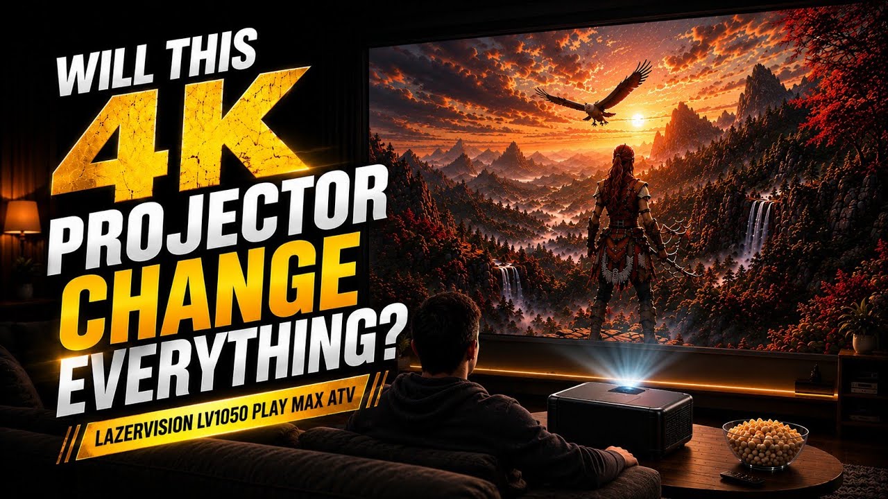 WILL THIS 4K PROJECTOR CHANGE EVERYTHING? | Lazervision LV1050 Play Max ATV