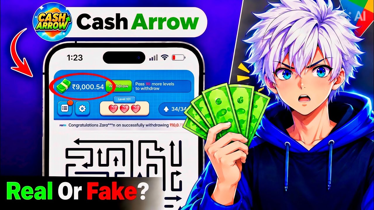 I Tested Cash Arrow App for Earning Money — Real or Fake?