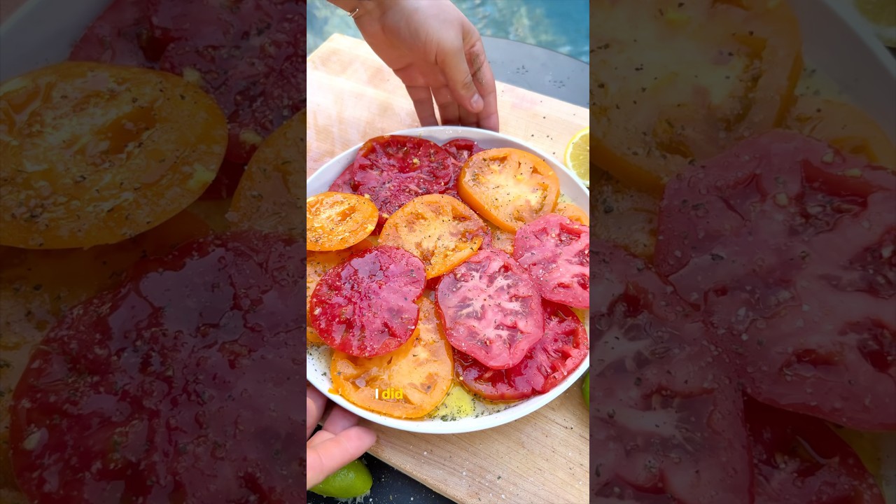 Marinated tomatoes 🍅
