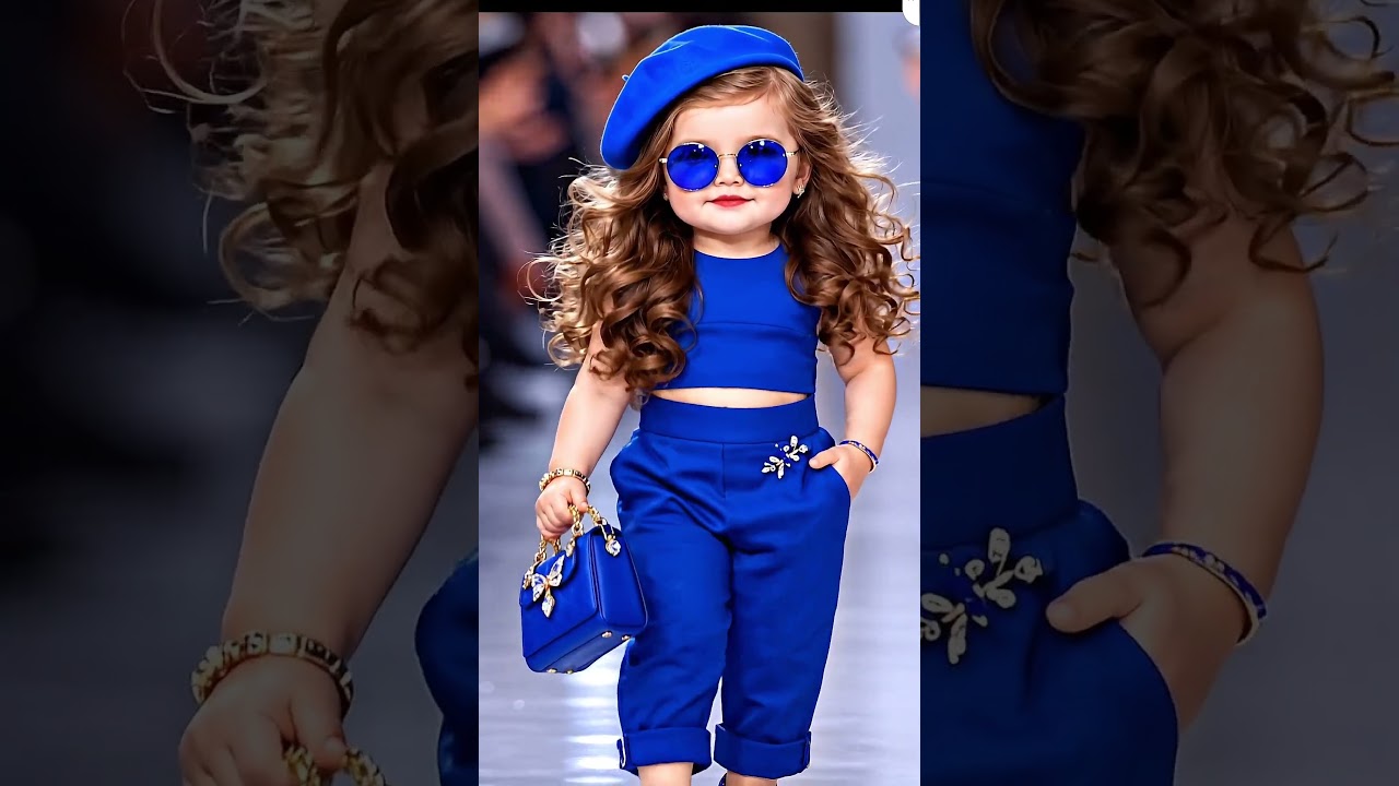 ✨ Cute Baby Fashion Queen 👑💙 #shorts