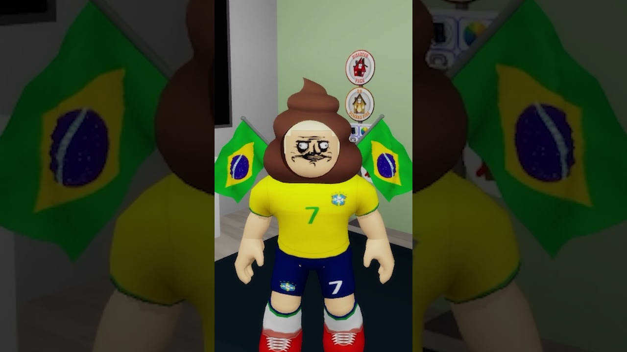 Ele Pegou o CELULAR da Irmã e o Brasil FEZ ISSO... 😱⚽ #blockblast #roblox #copadomundo