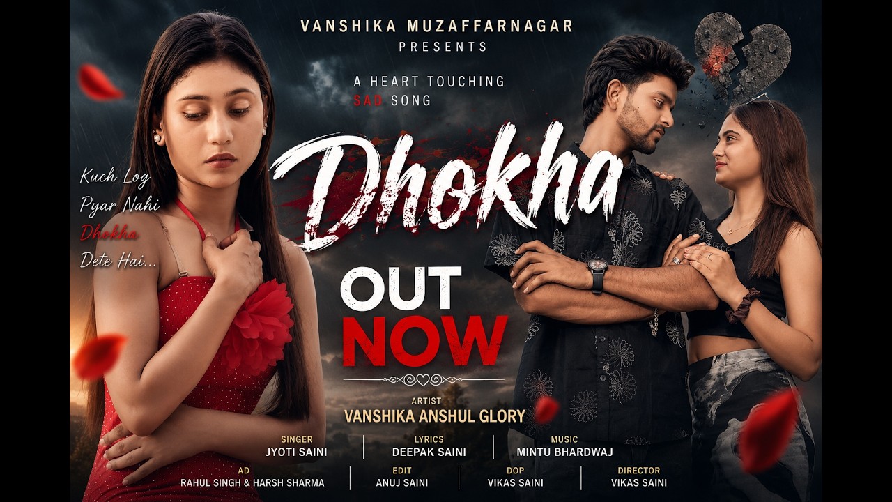 🎵 DHOKHA | Official Music Video | Vanshika Anshul Glory | Jyoti Saini | Sad Song 2026