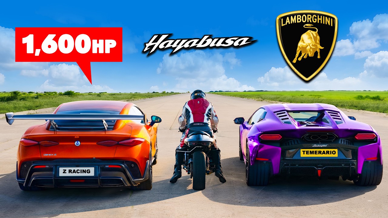China’s Bugatti killer v Lambo Temerario: DRAG RACE