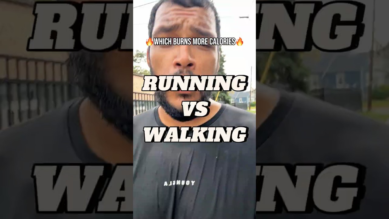 Does walking burn more calories than running? #cardio #fatloss #fitness