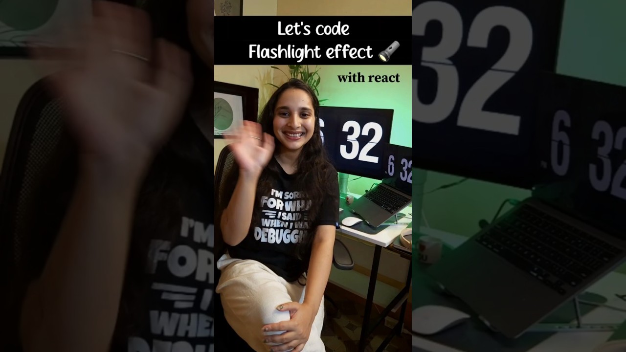 Flashlight hover effect! #webdevelopment #frontenddevelopment #reactjs #framermotion