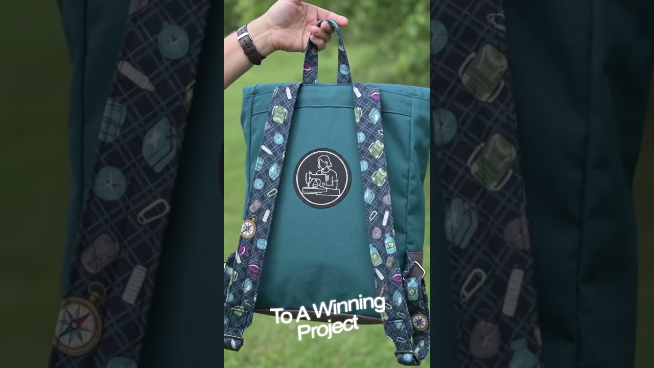 Slow Sewing Project To A Winning Project #sewing #smallsewingchannel #bagmaking #backpack