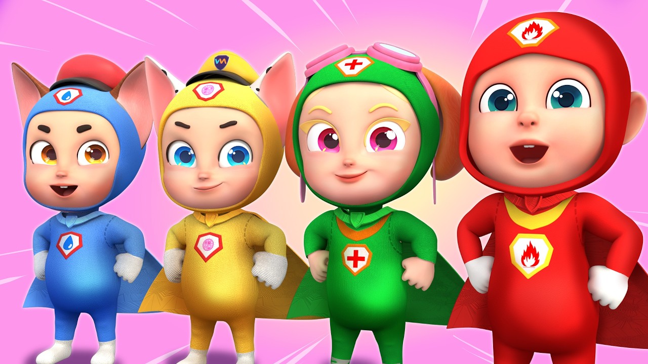 Be Brave, Baby! | I am a Superhero |  Emotions and Feelings | Rosoo Nursery Rhymes & Kids Songs
