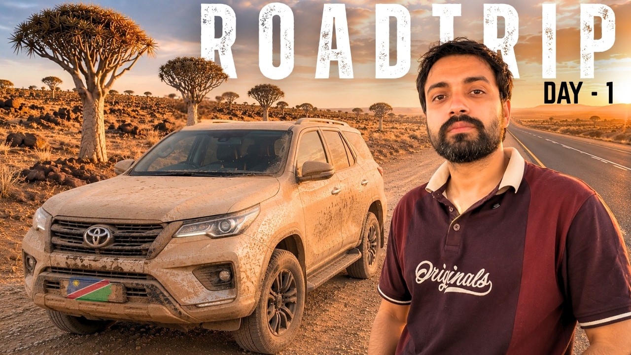 Nambia’s LONELIEST Road Trip Begins : Day - 1