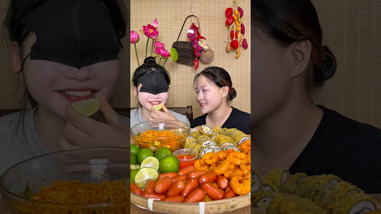 Mọi người ăn được mấy miếng #linhduyen #mukbang #food
