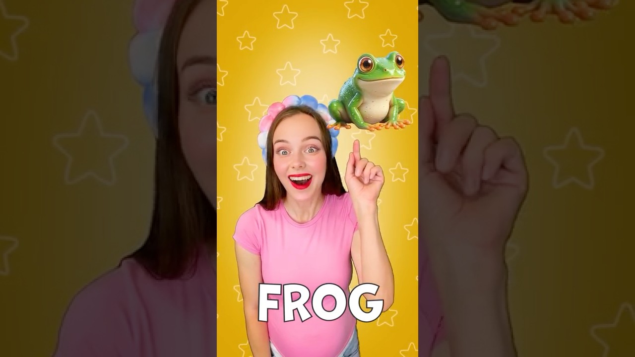 It’s Feeding Time! Who Eats What? 🐍🐸🍎💧 | Animal Food Chain #Shorts