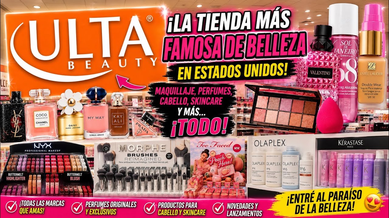 Entré a la tienda de BELLEZA más famosa de Estados Unidos 😱 ¡En ULTA está TODO!